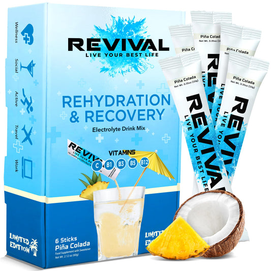 Revival Rapid Rehydration Electrolytes Powder – Pina Colada | TRYTLION
