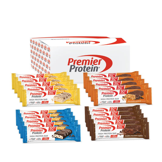 Premier Protein High Protein Bar 50% Box – 20×40g | TRYTLION