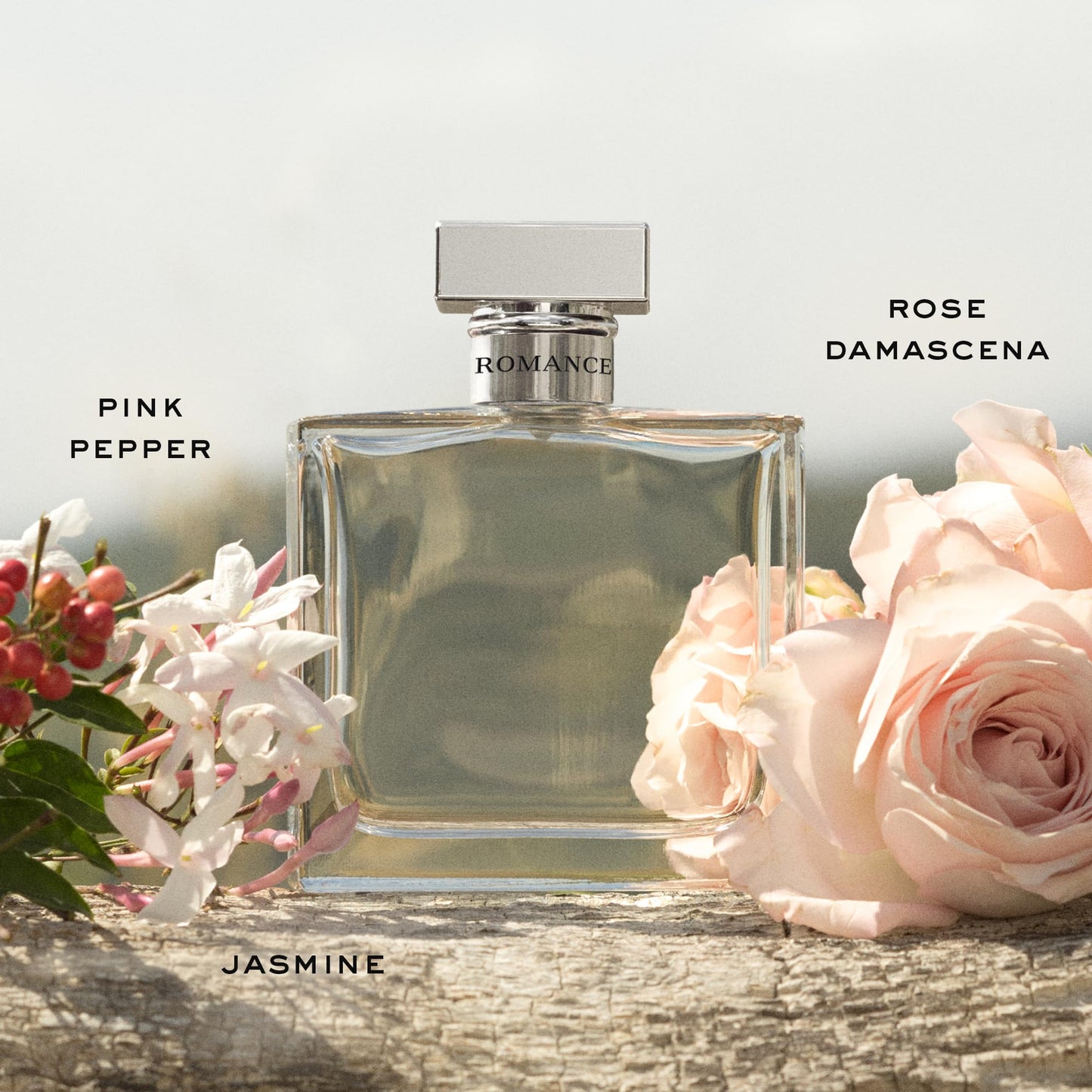 Ralph Lauren Romance Eau de Parfum, Women's Perfume, Floral, Woody & Elegant Perfume for Women, Rose, Jasmine & Berries, Lasting Wear, Luxury Perfume for Women, 50ml