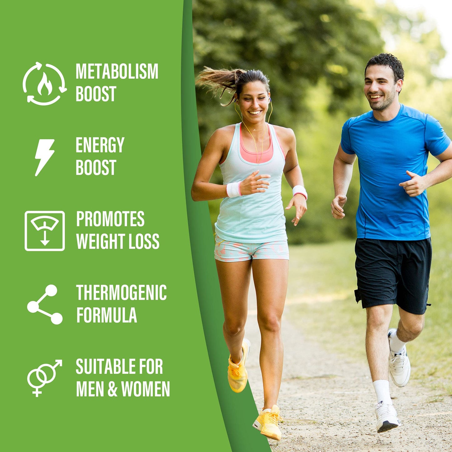Fat Burner Weight Loss Pills – Metabolism Booster, Appetite Suppressant - Green Tea Extract Lean Slimming Diet Supplement for Men & Women - UK Premium Manufacture - 60 Vegetarian Capsules – GSNG