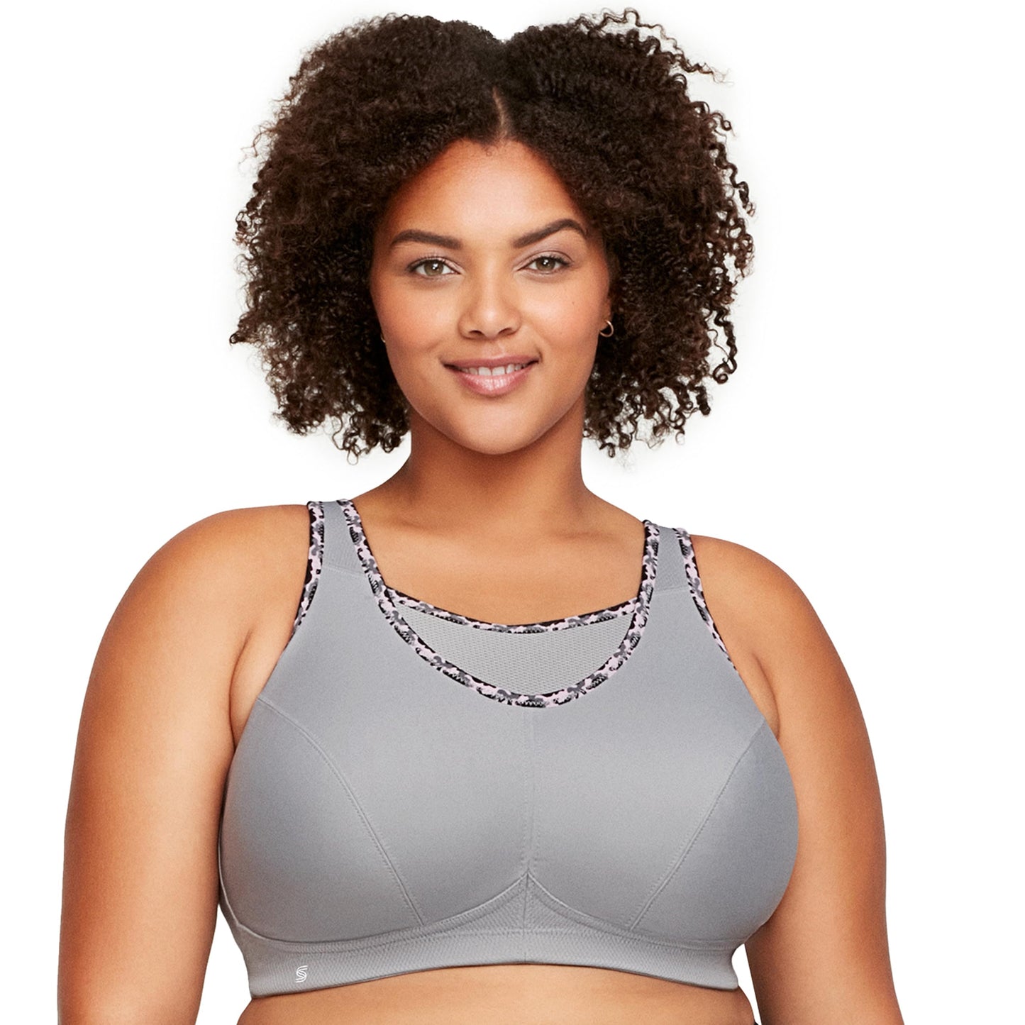 Glamorise Full Figure Plus Size No-Bounce Camisole Sports Bra Wirefree #1066