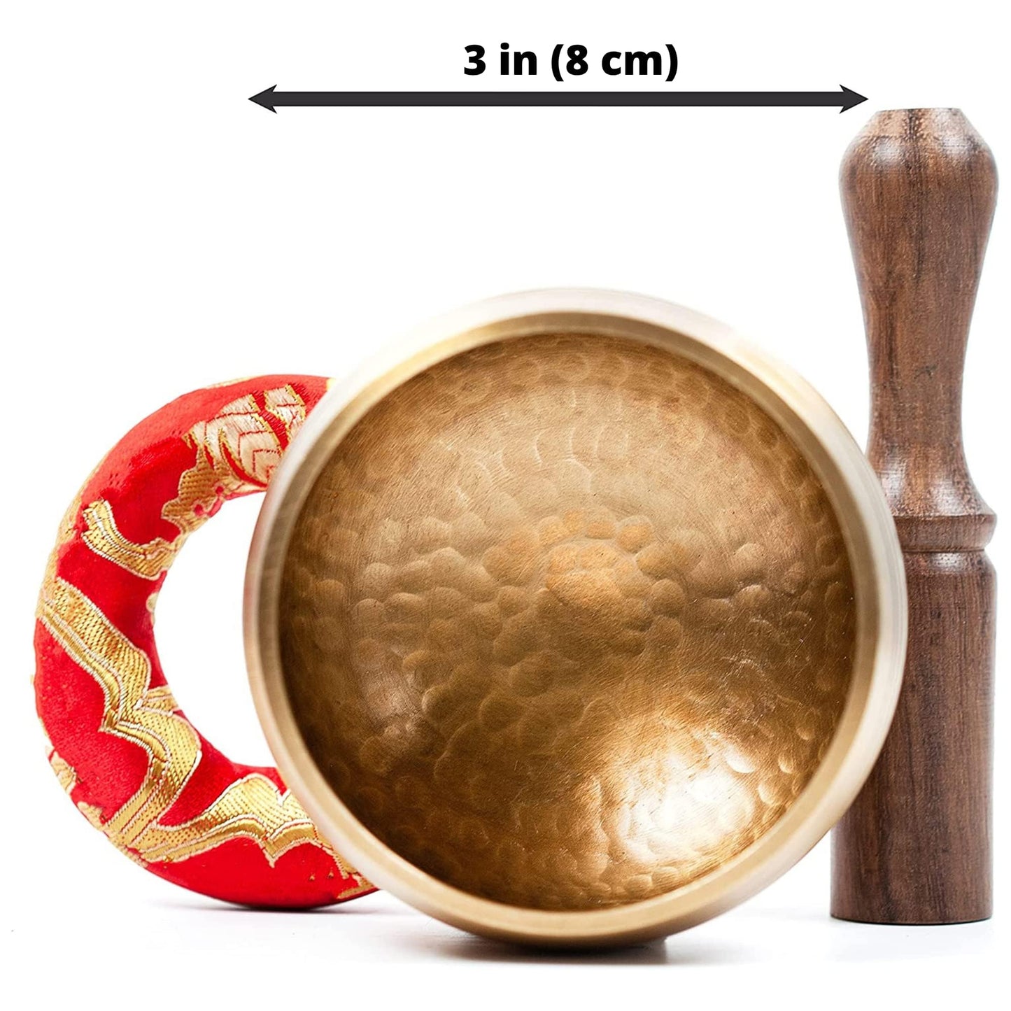 Tibetan Singing Bowl Set - Easy To Play for Beginners - Authentic Handcrafted Mindfulness Meditation Holistic Sound 7 Chakra Healing Gift by Himalayan Bazaar (3)