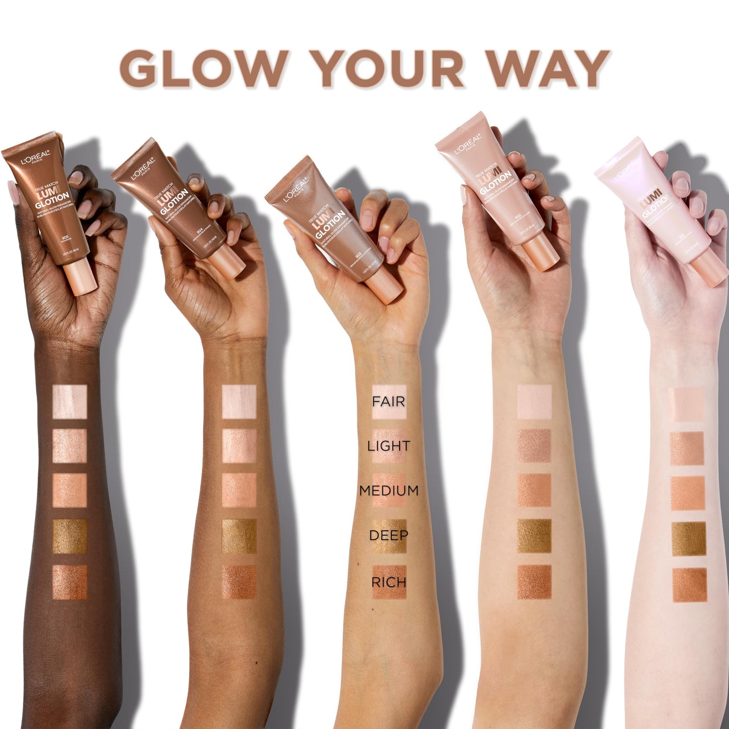 L'ORÉAL True Match Lumi Glotion Natural Glow Enhancer, Powder 903 MEDIUM bronze