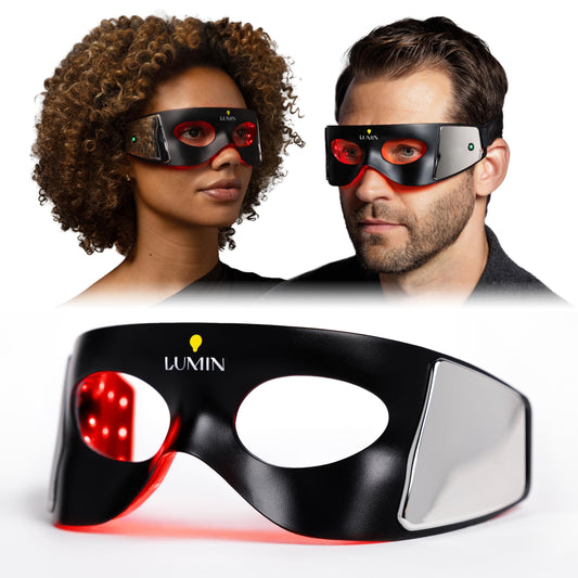 Luminator LED Eye Mask for Men and Women, Boost Collagen, Reduce Dark Circles & Wrinkles, Red Light Therapy for Under-Eye Treatment & Rejuvenation - Only 3 Minutes a Day