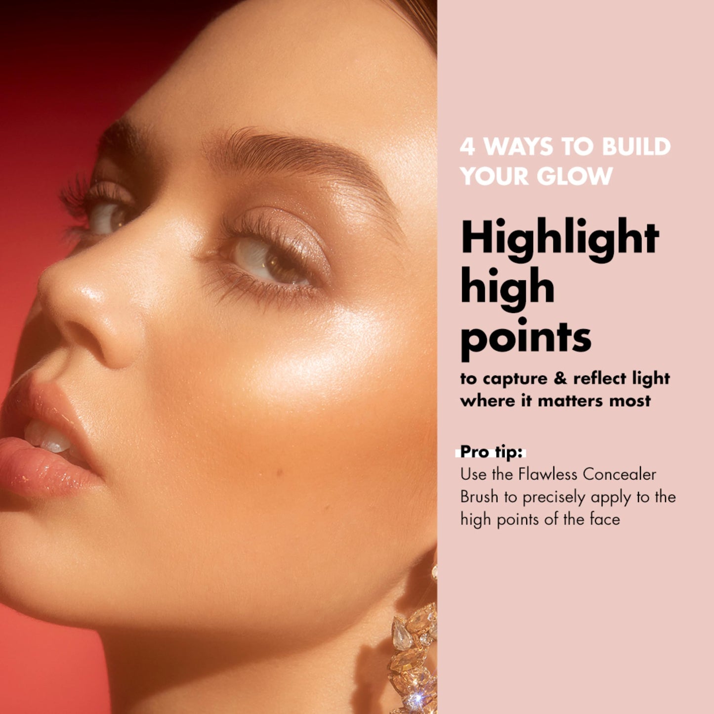 e.l.f. Halo Glow Liquid Filter, Complexion Booster For A Glowing, Soft-Focus Look, Infused With Hyaluronic Acid, Vegan & Cruelty-Free, 5 Medium - Tan