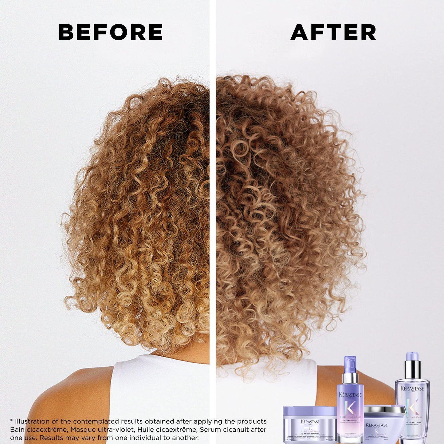 Kérastase Blond Absolu, Hydrating Illuminating Shampoo, For Lightened, Highlighted and Grey Hair, With Hyaluronic Acid & Edelweiss Flower, Bain Lumiere, 250ml