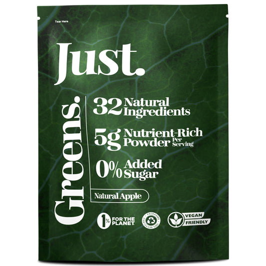 JUST Greens Powder 150g Superfood Supplement for Gut Health, Detox, Energy & Weightloss, Supergreens Packed with Fibre, Protein, Collagen & Vitamins