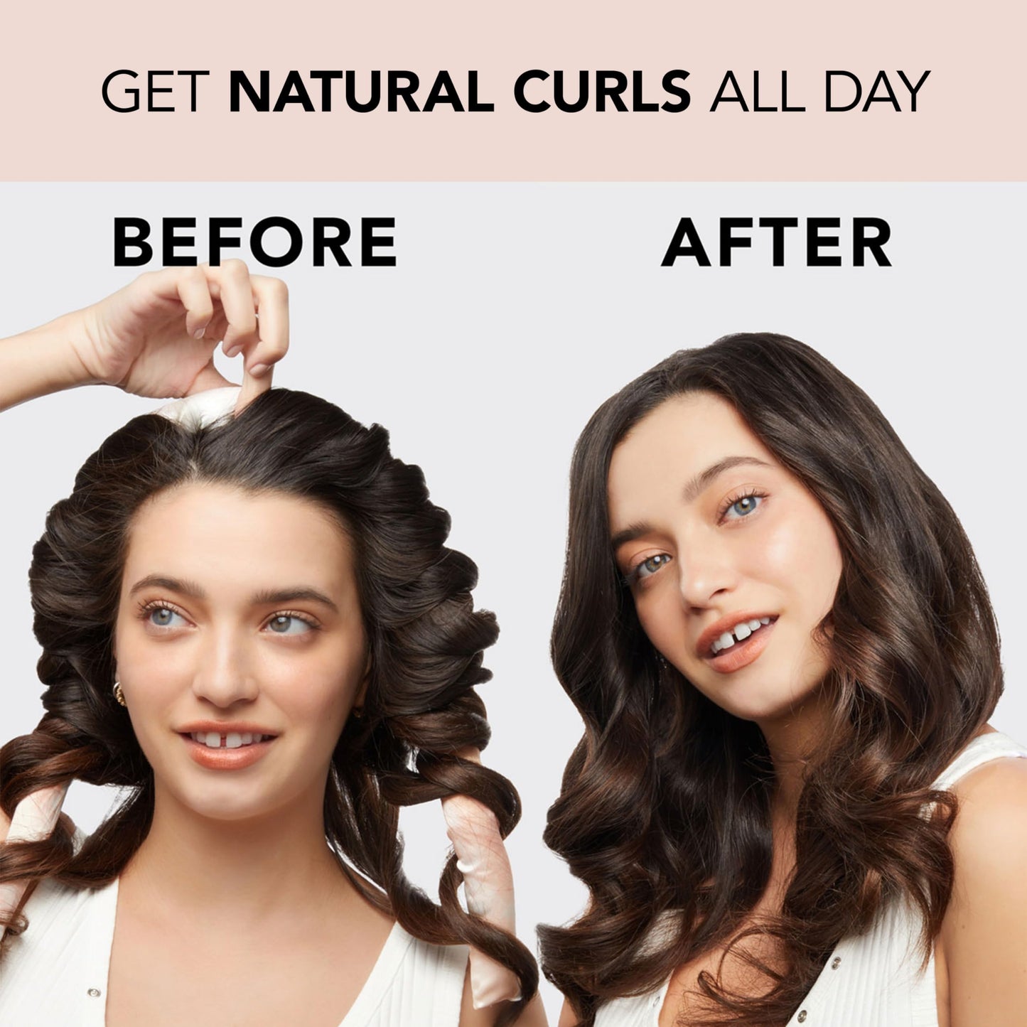 Kitsch Heatless Curling Set - Satin Heatless Hair Curler, Rollers for Heatless Curls, Hair Curler No Heat, Heatless Curler, Overnight Curls with Overnight Blowout Rods - Sunset Tie Dye