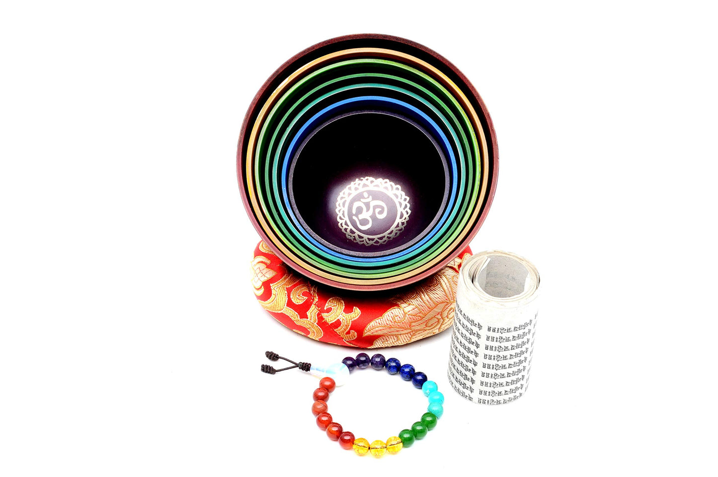 THE NEPAL 7 Chakra Healing Singing Bowl Set - Tibetan Set of Seven for Chakra Healing