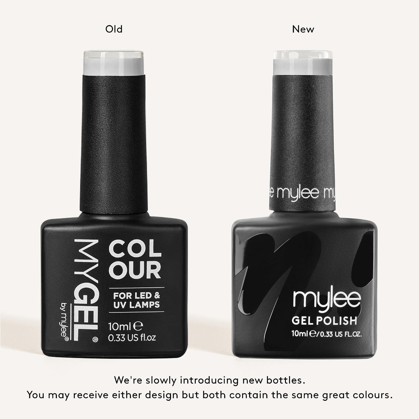 MYGEL by Mylee French Manicure Duo Gel Polish 2x10ml UV/LED Soak-Off Nail Art Manicure Pedicure for Professional, Salon & Home Use - Long Lasting & Easy to Apply