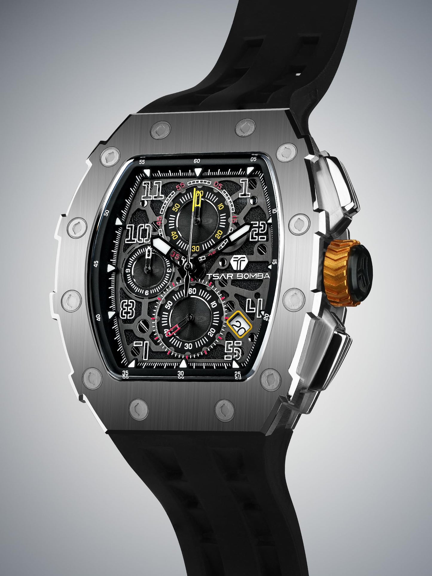 TSAR BOMBA TB8204 Elemental Series Chronograph / Calendar Watch