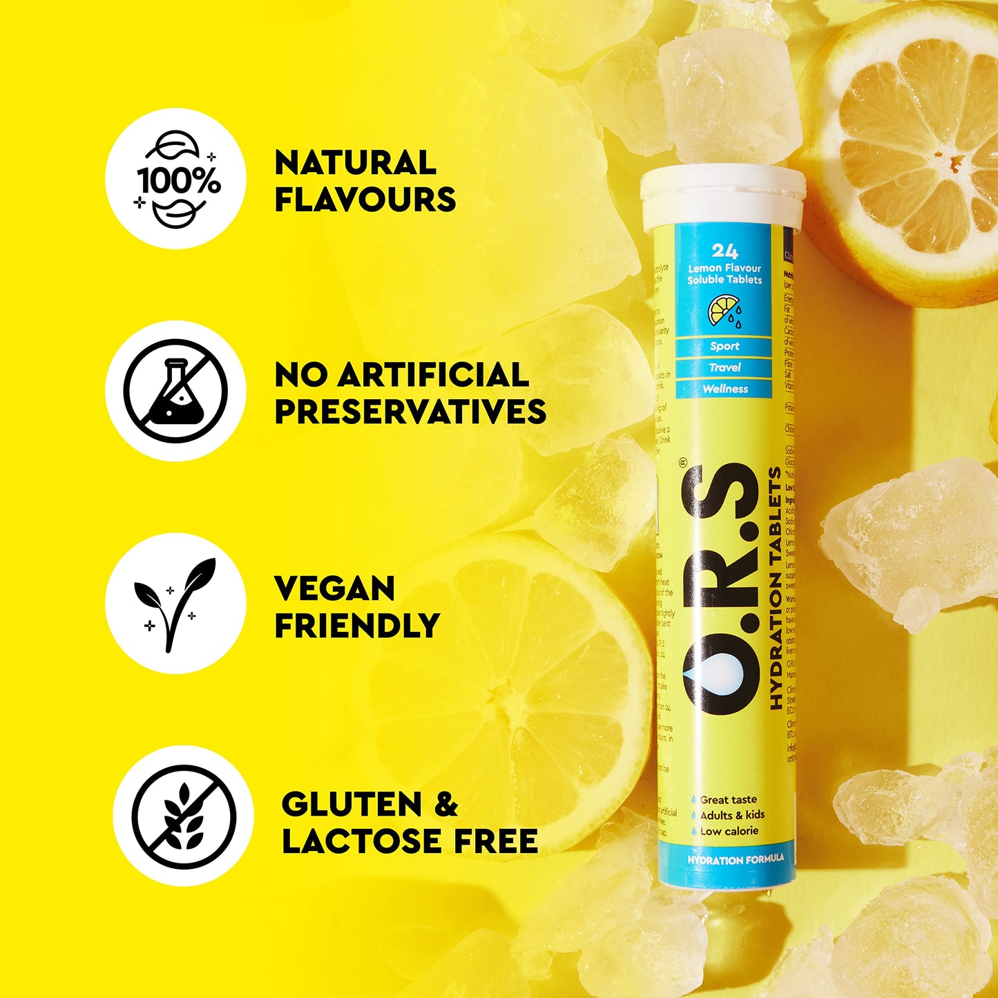 O.R.S Hydration Tablets Lemon | TRYTLION