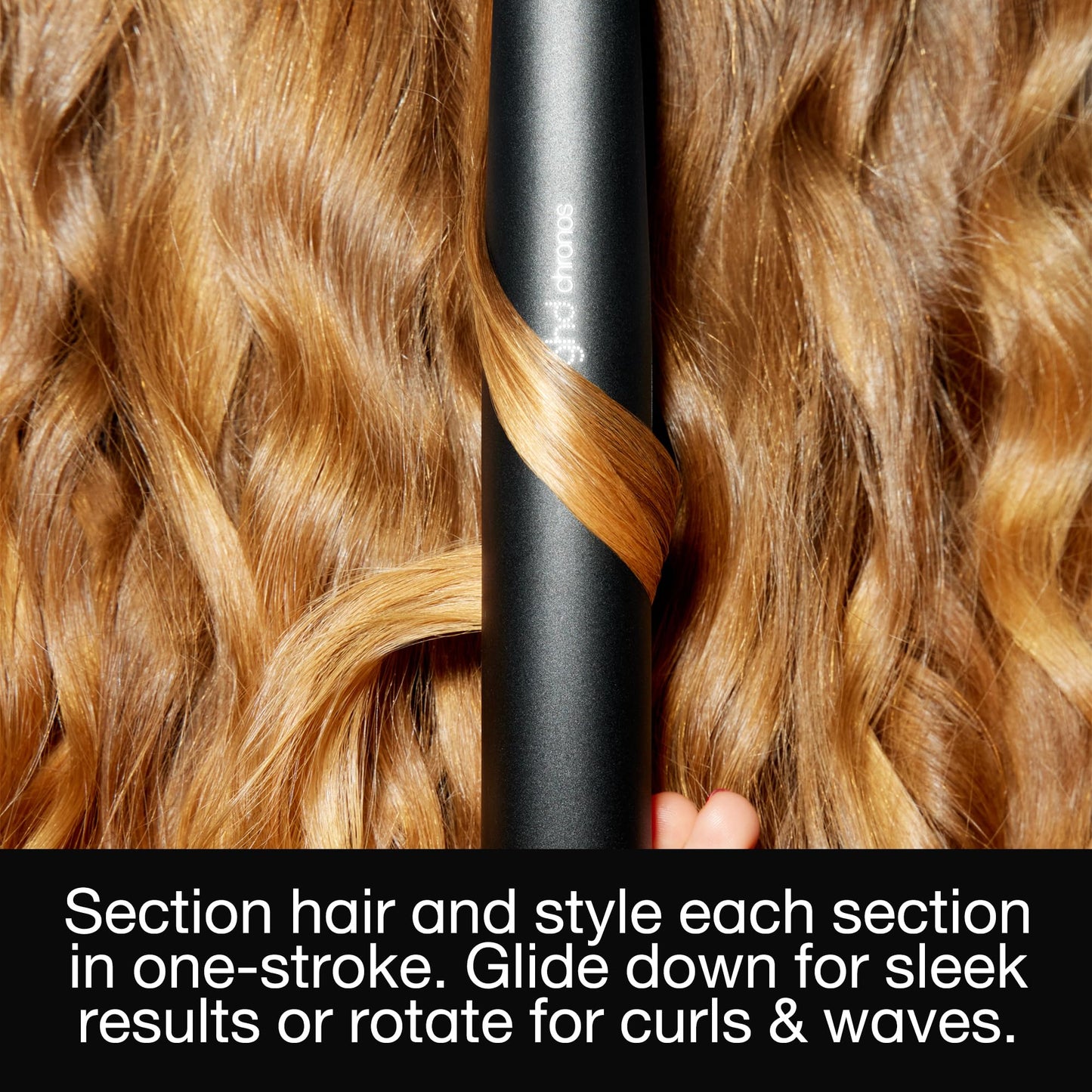 ghd Chronos Professional Styler, Black - Our Best Hair Straightener, One Stroke High-Definition Results That Last 24hrs, 3X More Breakage Protection, 2X Less frizz, 20 sec Heat up, 10 min Sleep Mode