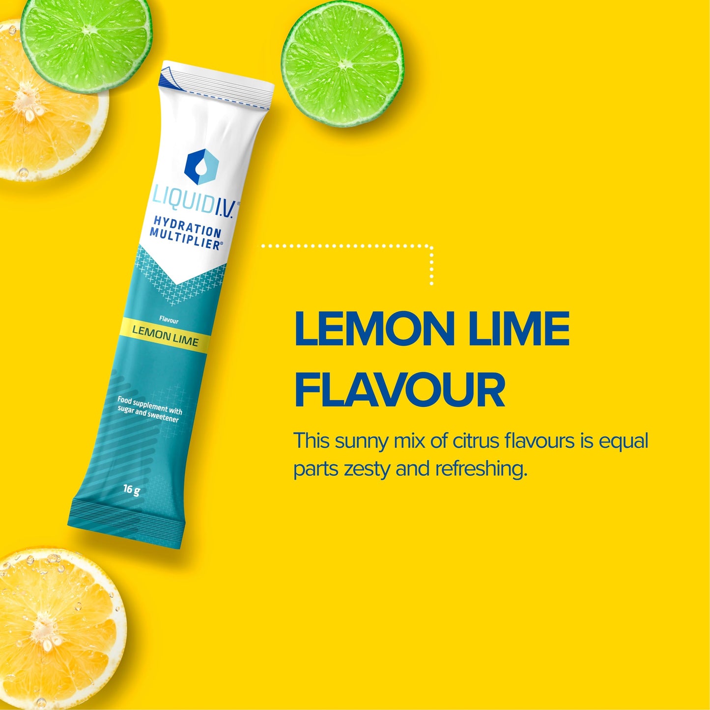 Liquid I.V. Hydration Sachets | Lemon Lime + Passion Fruit + Strawberry | Electrolyte Powder Mix | 3 Pack (18 Sticks) | 7 Vitamins and Minerals | Vegan