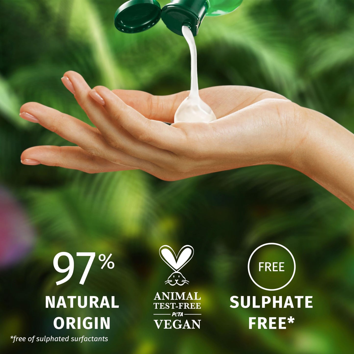 Herbal Essences Sulphate Free Shampoo and Conditioner Set For Dry Hair Including Curly and Wavy, Hydrate, Cleanse and Nourish, Sulfate Free & Vegan, VALUE PACK, 2x350ml Shampoo, 2x 250ml Conditioner