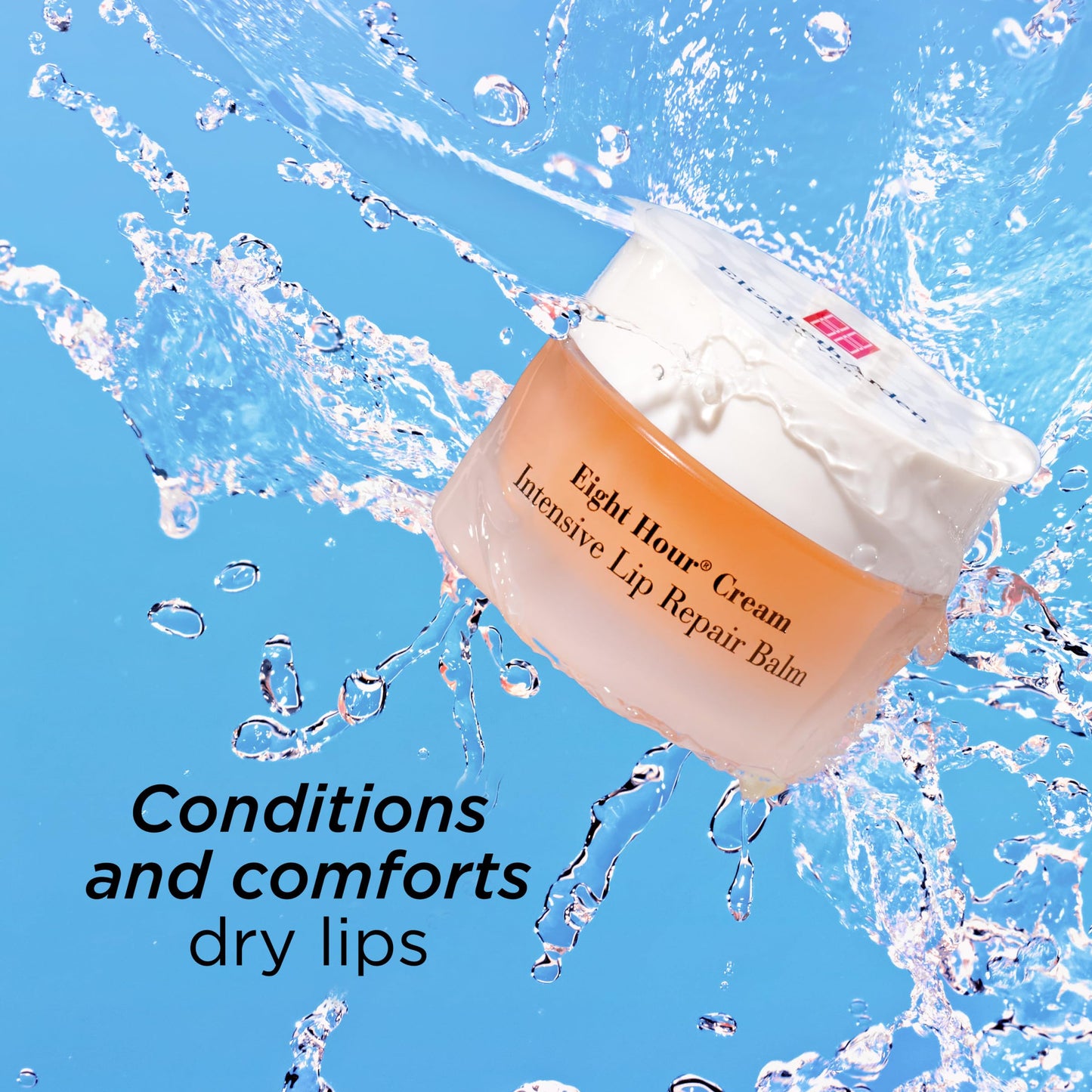 Elizabeth Arden Eight Hour Cream Intensive Lip Repair Balm for Dry & Chapped Lips, 11.6ml, Long-lasting Moisture & Conditioning for Dry Lips, Unisex