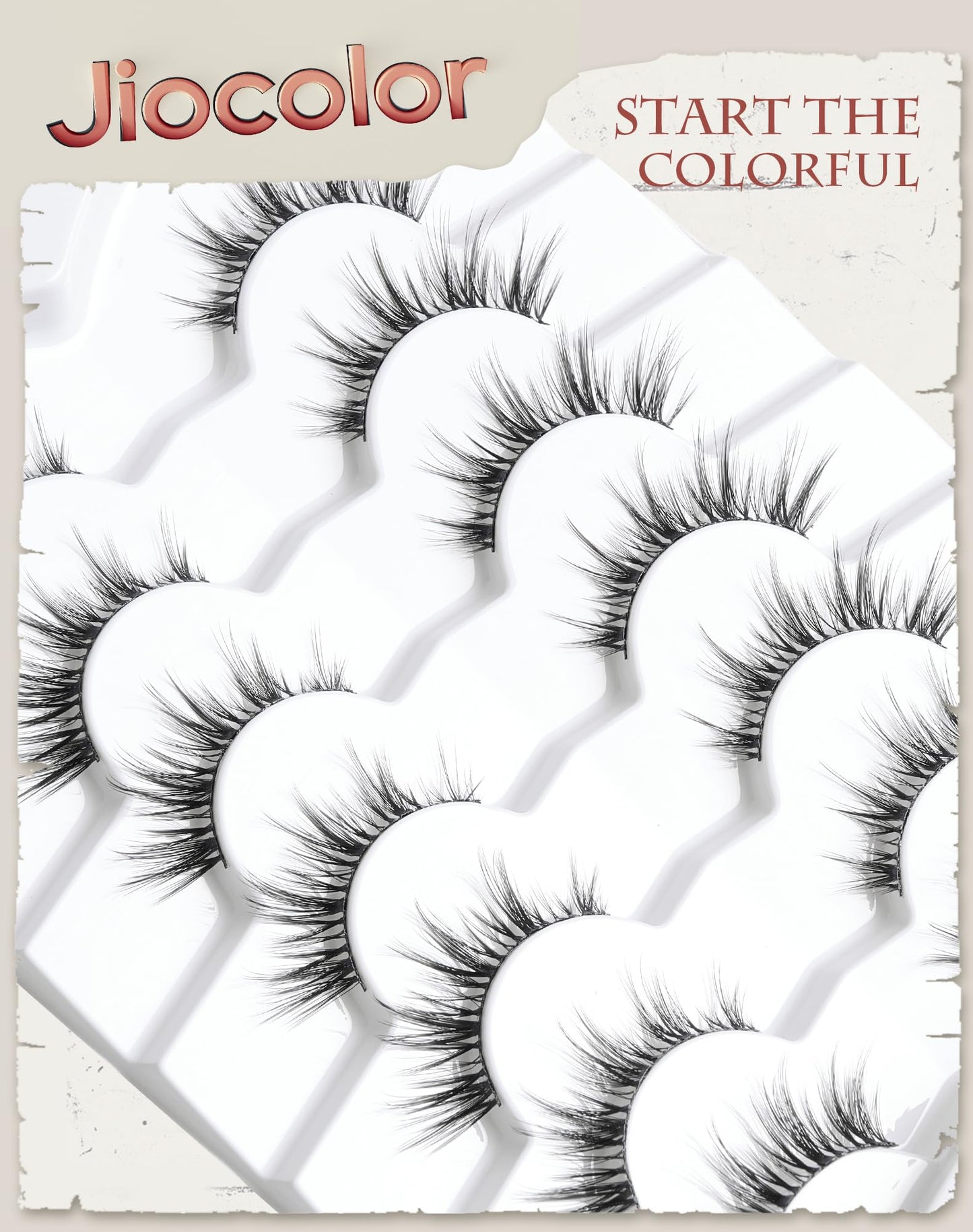 Natural Lashes That Look Like Extensions Strip Lashes Natural Look Thin Band Wispy Eyelashes 13mm Cat Eye False Eyelashes Foxy Eye Lashes 12 mm 7 Pairs S10