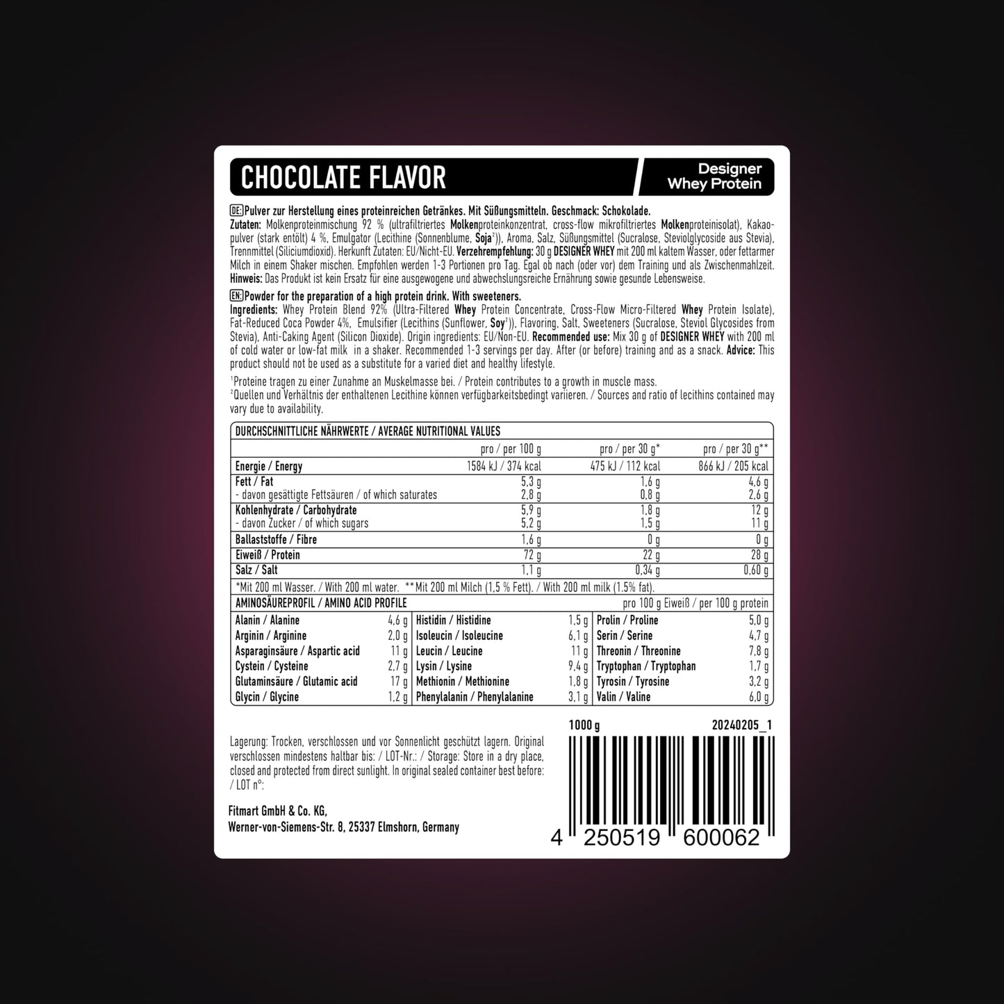 ESN Designer Whey Protein Chocolate 1 kg | TRYTLION