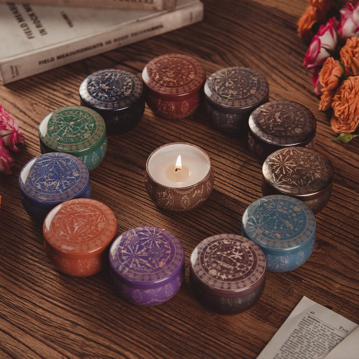 12-Pack Aromatherapy Scented Candle Gift Set