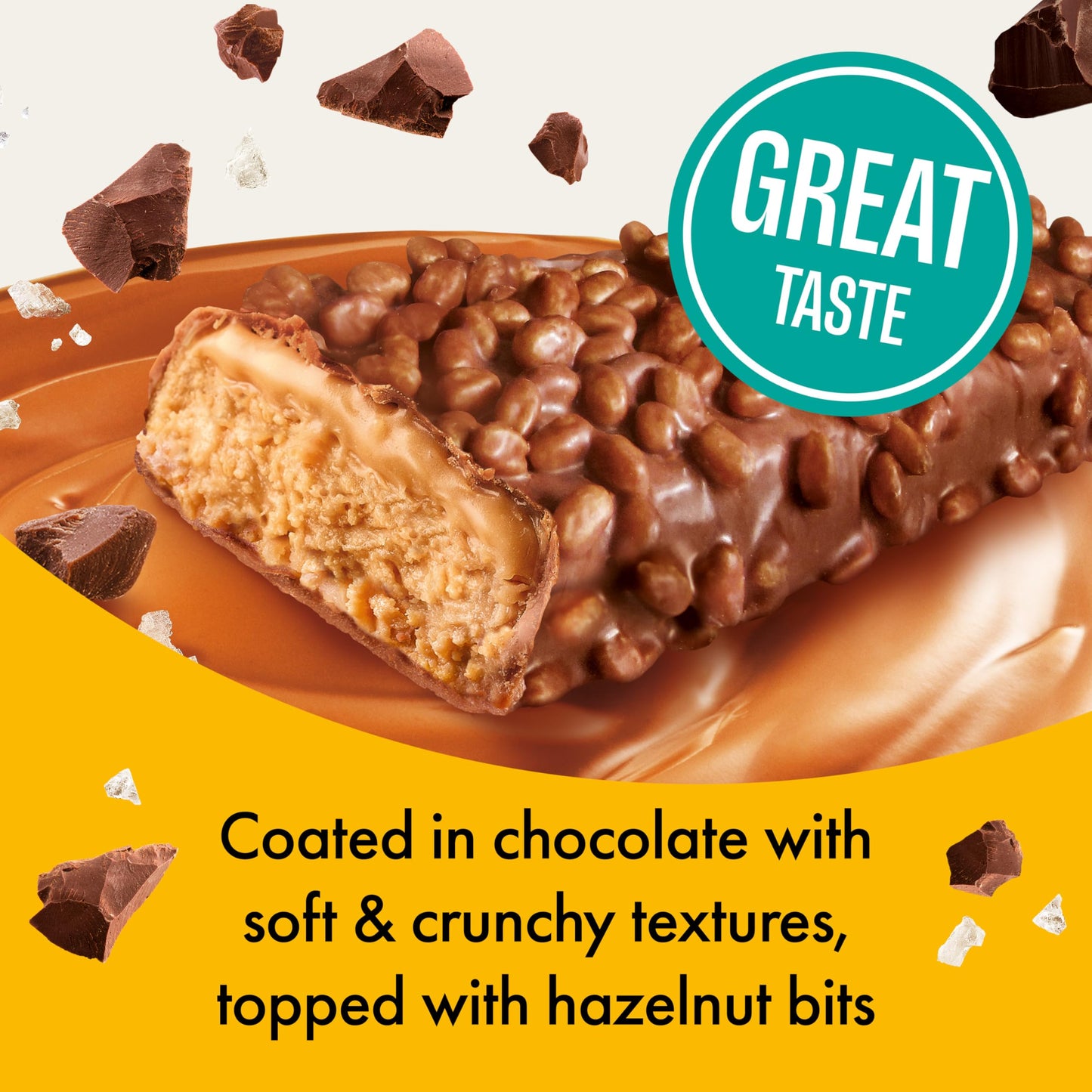 FULFIL Protein Bar Chocolate Salted Caramel – 15×55 g | TRYTLION