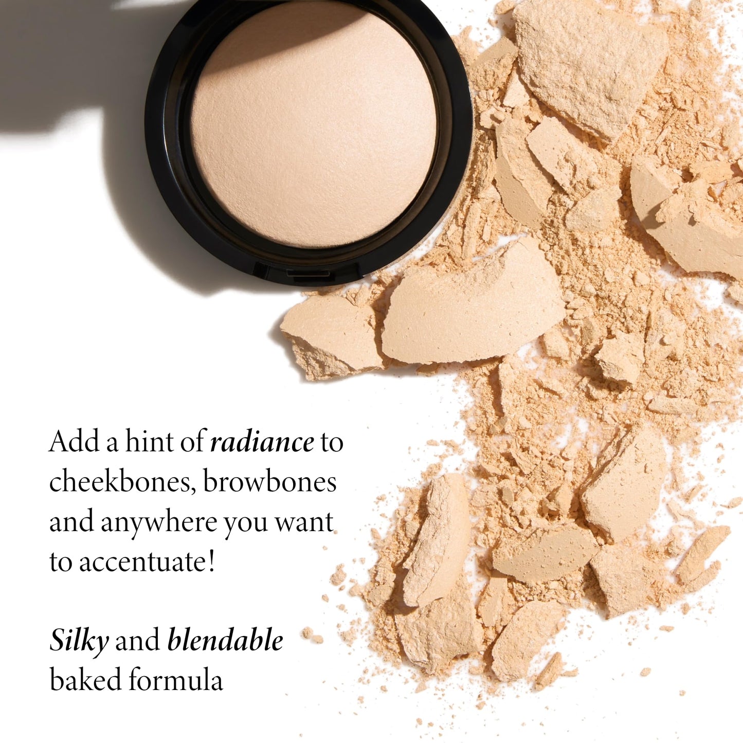 LAURA GELLER Baked Natural Glow Highlighter Radiance Enhancing Makeup, French Vanilla