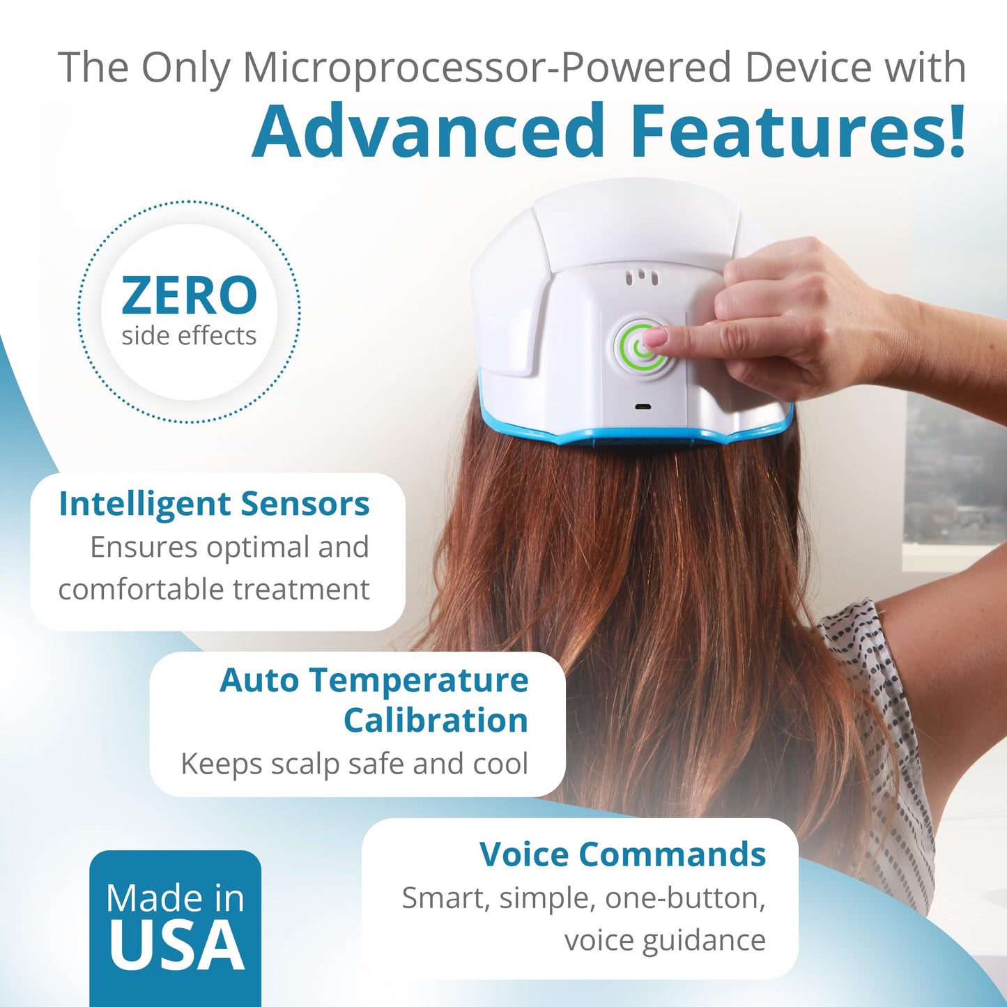 Theradome PRO LH80 Laser Helmet for Hair Loss Treatments in Men and Women. (LH80 PRO), White