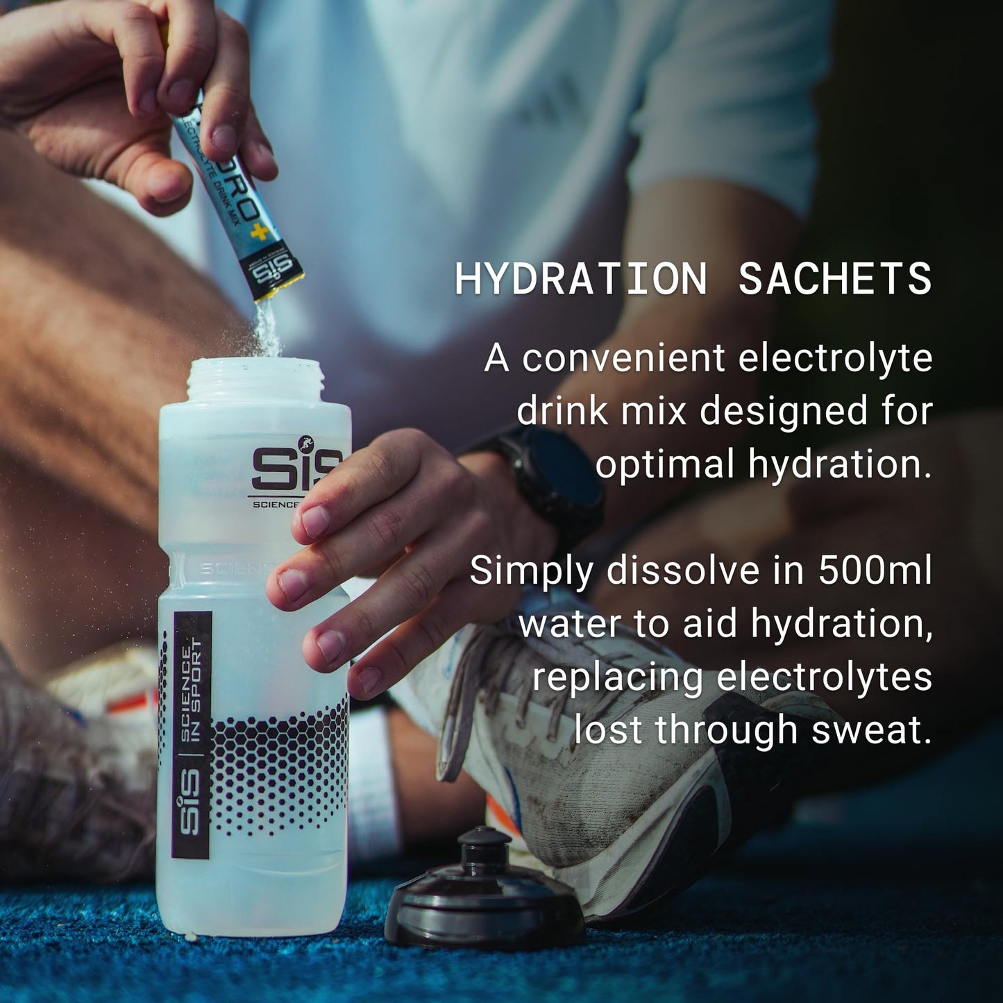 Science in Sport Hydro+ Electrolytes Powder Sachets with 5 Essential Electrolytes and Added Vitamins C, B6, and B12 for Hydration Drink | Berry, Pack of 20 Sachets