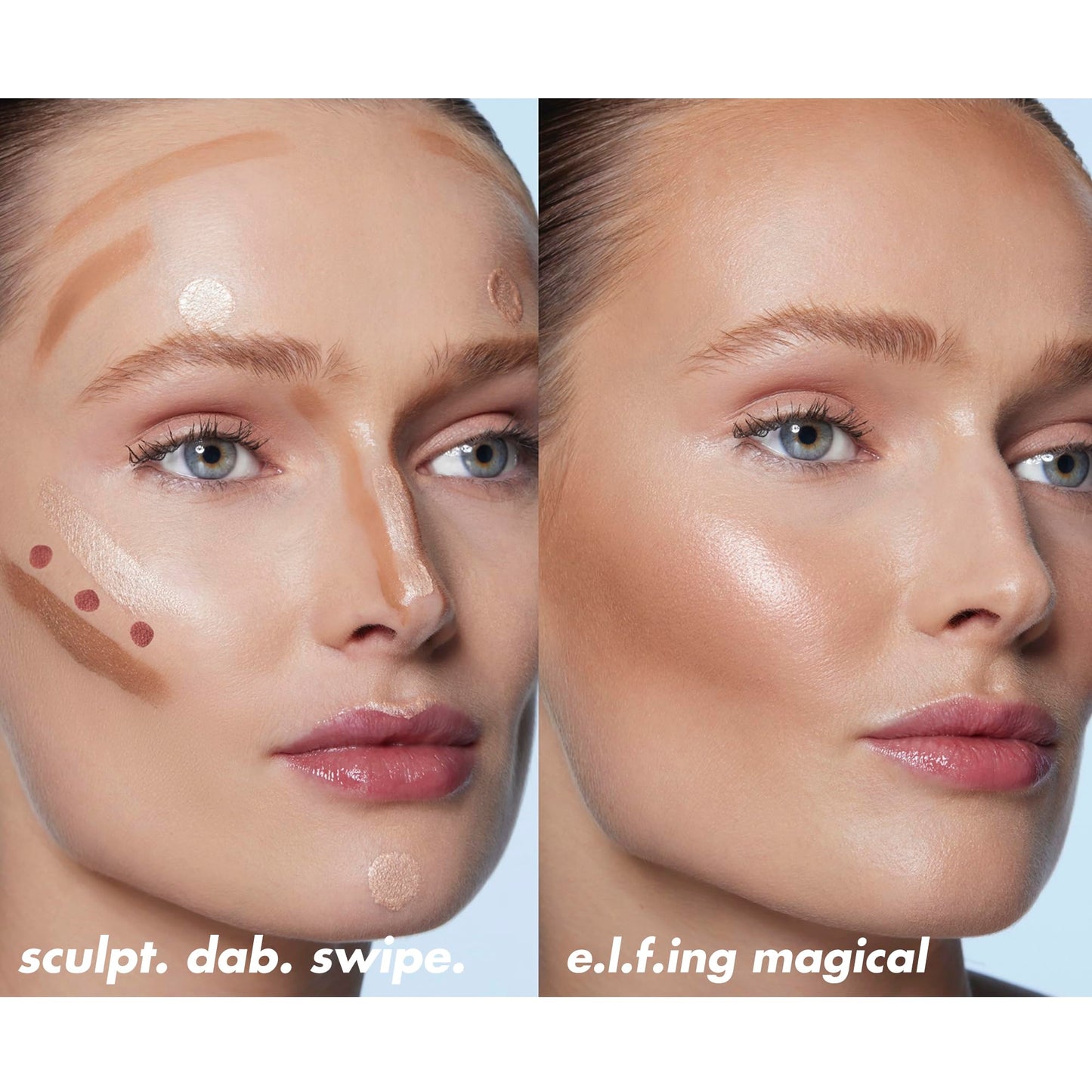 e.l.f. Halo Glow Highlight Beauty Wand, Liquid Highlighter Wand For Luminous, Glowing Skin, Buildable Formula, Vegan & Cruelty-free, Champagne Campaign