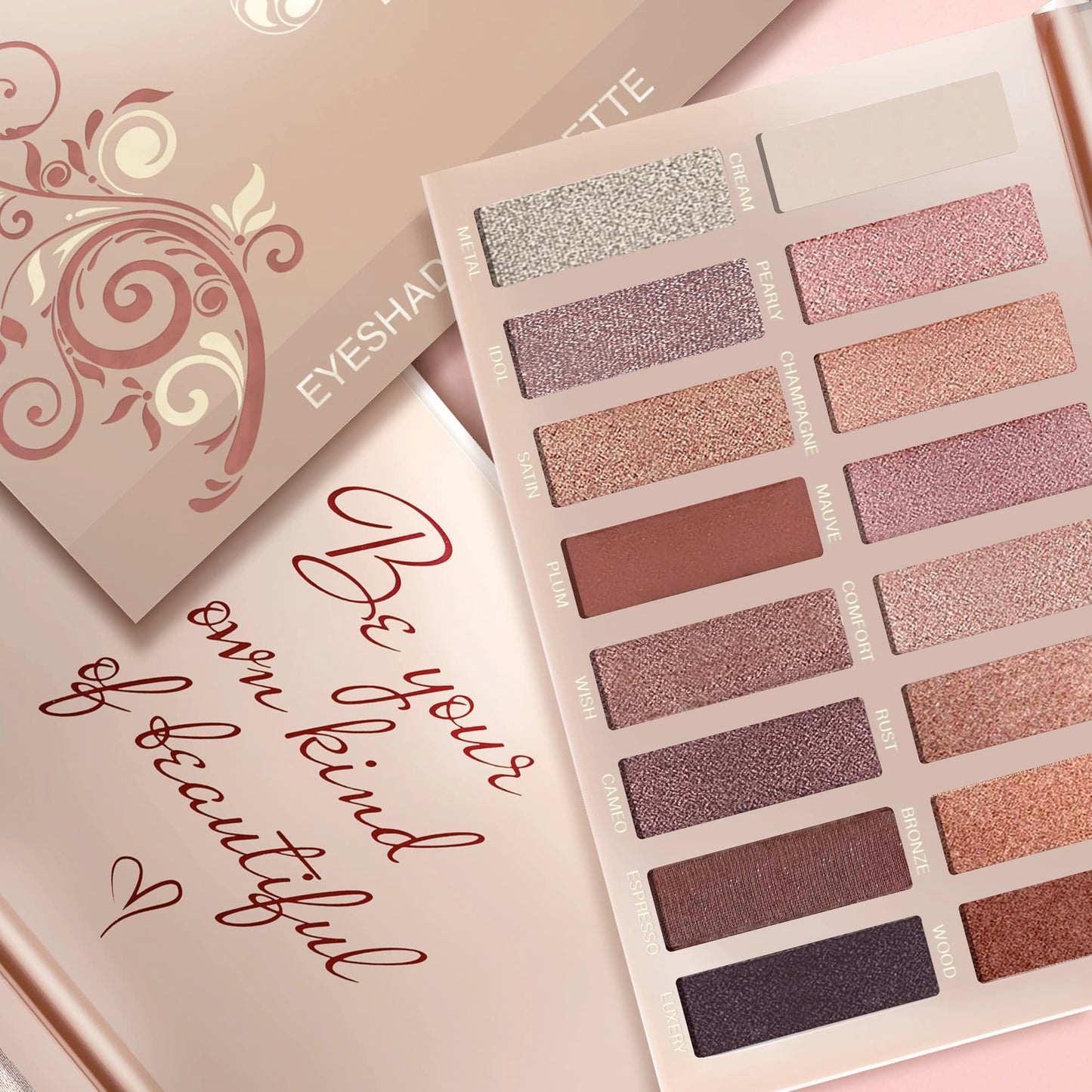 Lamora Exposed 16-Color Pro Eyeshadow Palette – Matte & Shimmer