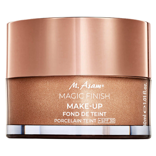 M. Asam Magic Finish Porcelain Teint Make-Up Mousse (1.01 Fl Oz) – 4in1 Primer, Foundation, Concealer & Powder With Buildable Coverage, Hides Redness And Dark Spots, Vegan, For Very Light Skin Tones