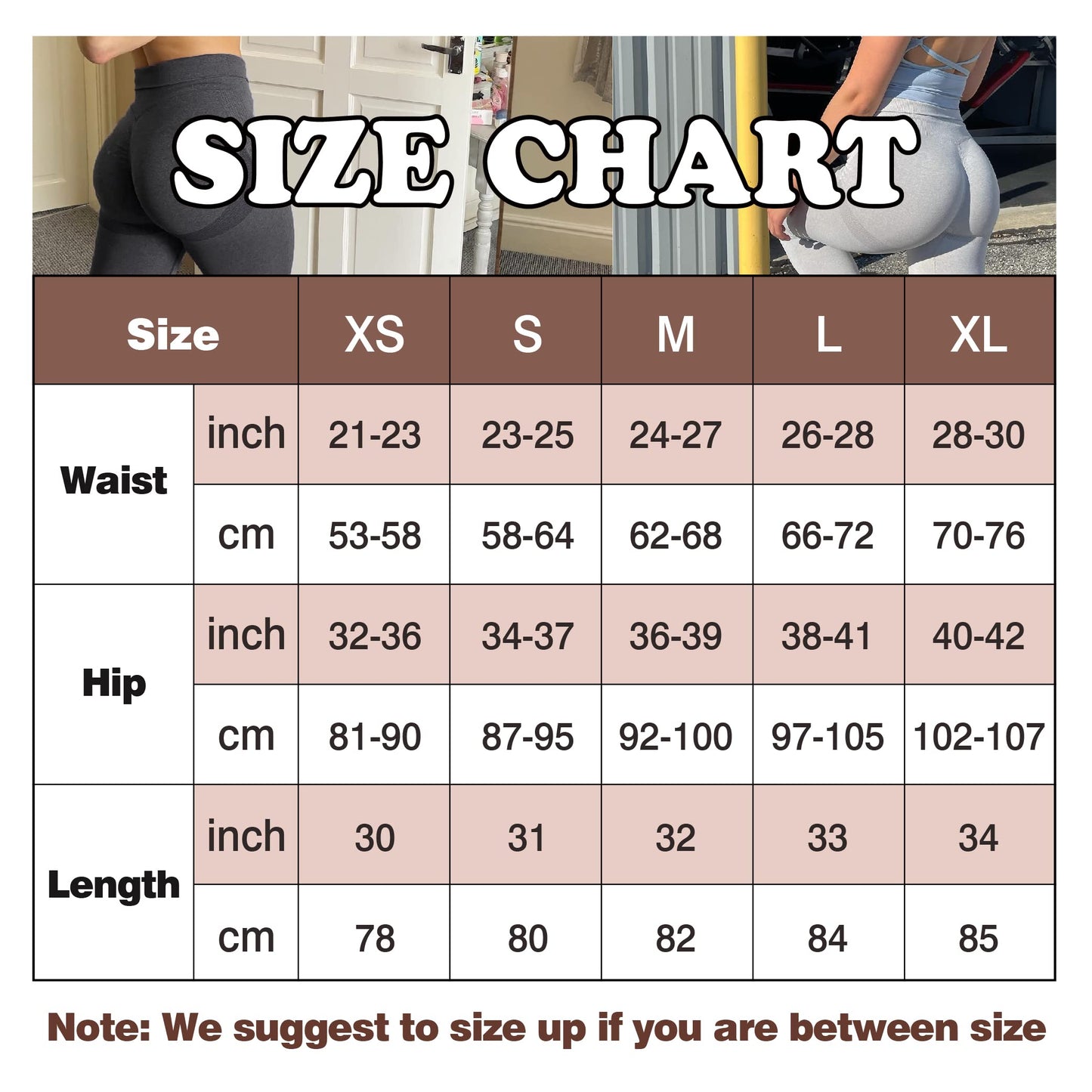YEOREO Womens Scrunch Gym Leggings High Waist Bums Lifting TIK Tok Workout Fitness Sports Seamless Leggings Black S