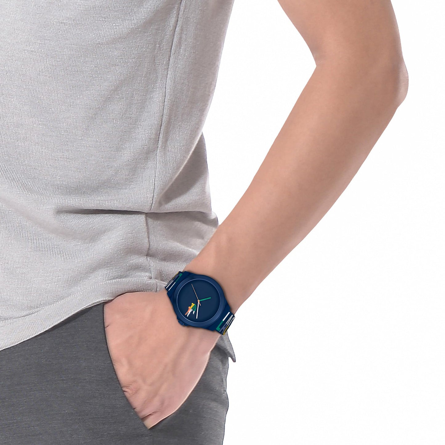 Lacoste Neocroc Analogue Quartz Watch – Navy Silicone (Model 2011184)