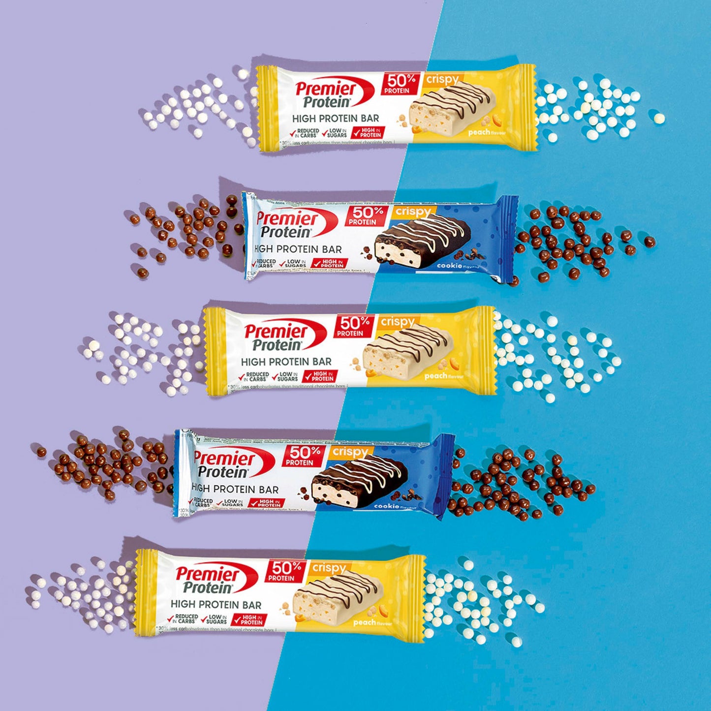 Premier Protein High Protein Bar 50% Box – 20×40g | TRYTLION