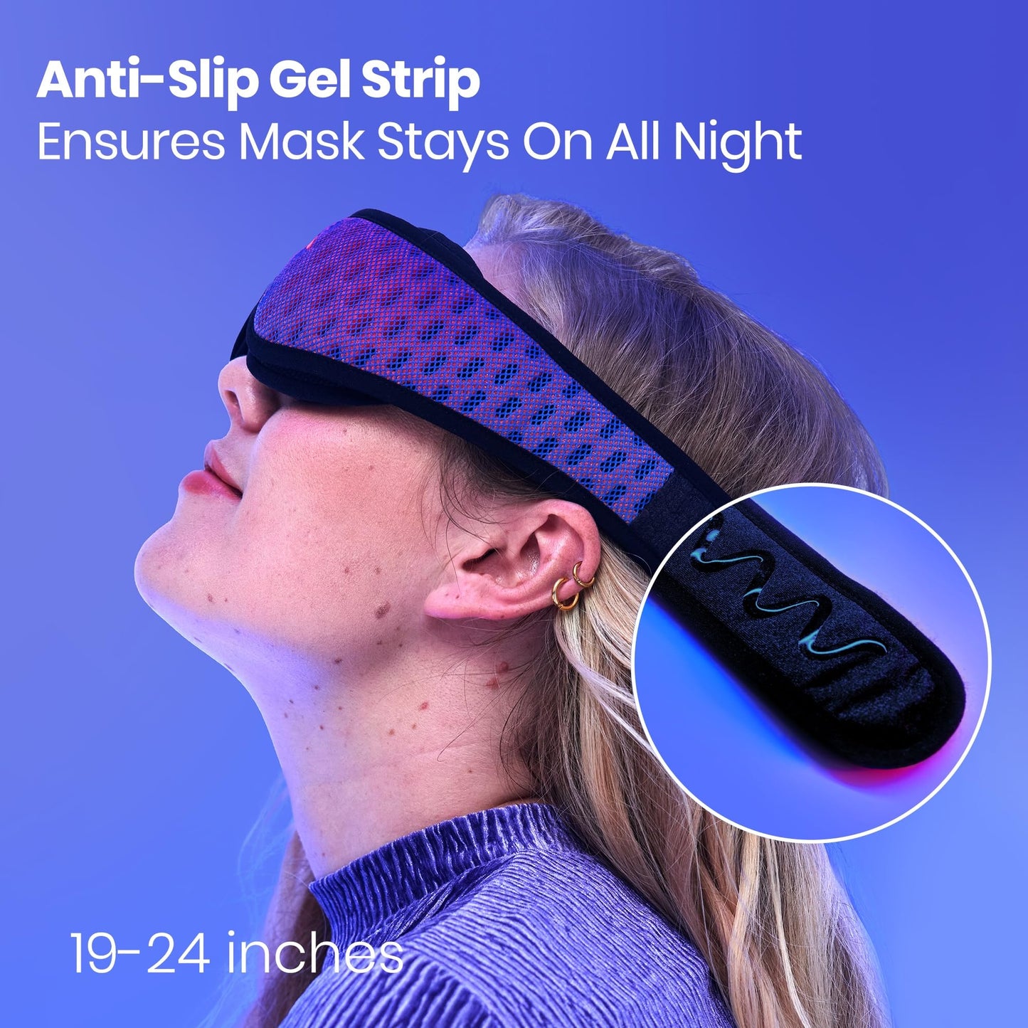 Manta Pro Sleep Mask - 100% Light Blocking Sleep Mask for Side Sleepers, Breathable and Comfortable for Sleep/Travel/Nap/Shift Work