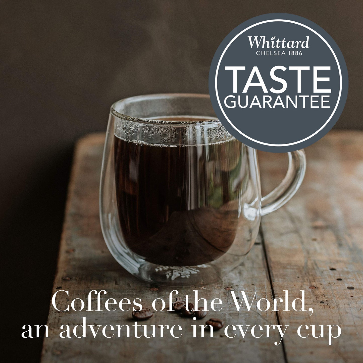 Whittard of Chelsea | Coffees of the World Gift Set For Men & Women | 9 Boxes of Single Origin Ground Coffee | Brews up to 72 cups | 9 x 66g Ground Coffee Bags