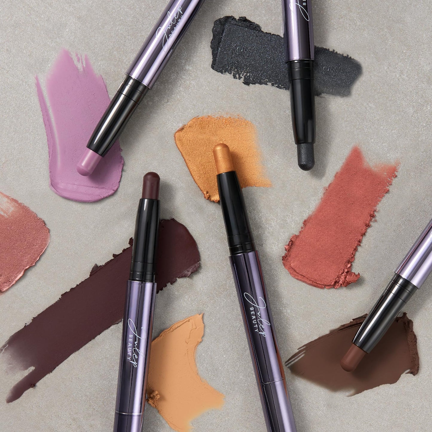 Julep Eyeshadow 101 Crème-to-Powder Eyeshadow Stick (Smoky Amethyst) Long-Lasting, Waterproof Eye Shadow - Blendable, Crease-Proof Eye Shadow Stick with Built-In Smudger - Shimmer Eyeshadow