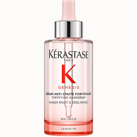 Kérastase Genesis Hair Serum – Fortifying Leave-In Conditioner for Weakened Hair – With Ginger Root & Edelweiss – 90 m