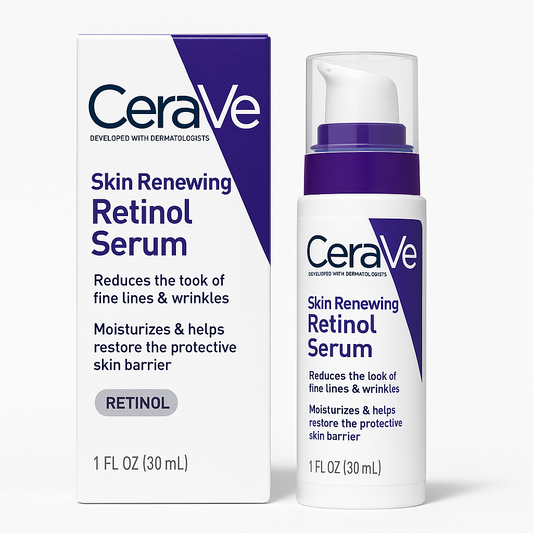 CeraVe Anti-Aging Retinol Serum – Cream Serum with Hyaluronic Acid, Niacinamide & Ceramides (1 oz)
