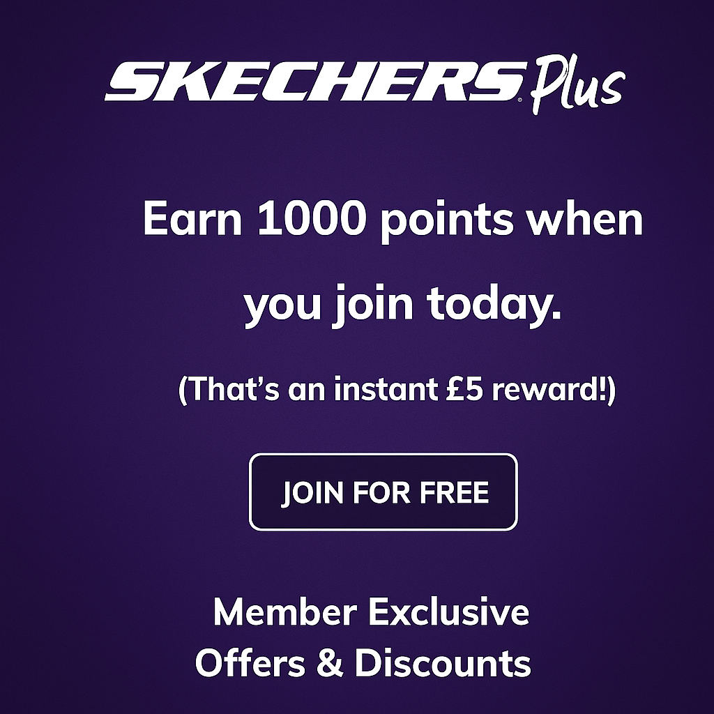 SKECHERS Plus – 1000 Points Welcome Bonus & Member Offers