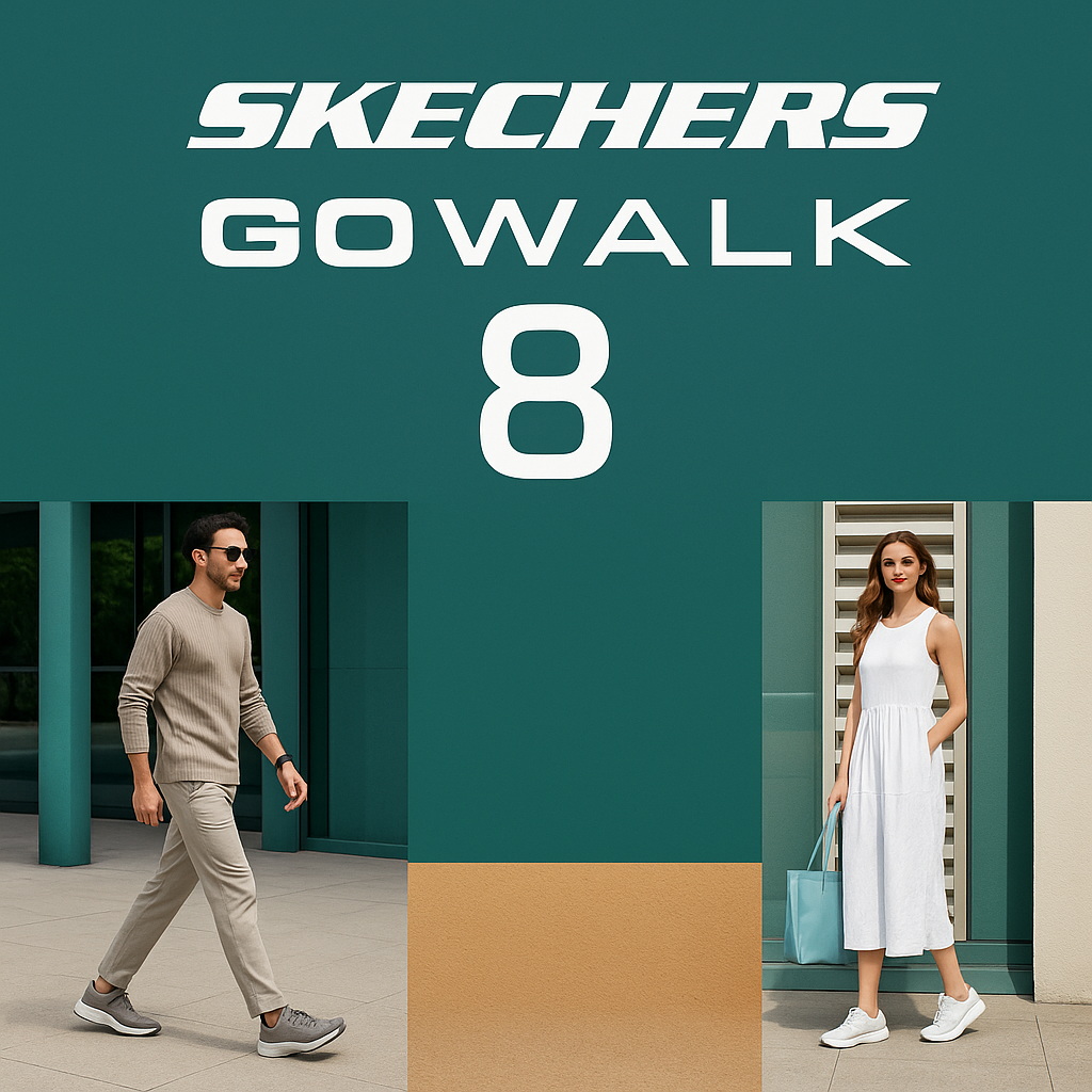 SKECHERS GO WALK 8 – Lightweight Comfort & Style