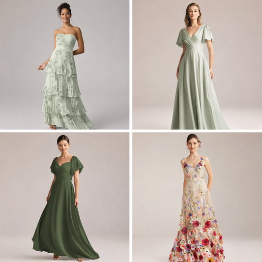 AW BRIDAL – Bridesmaid Dresses (Shop by Color)