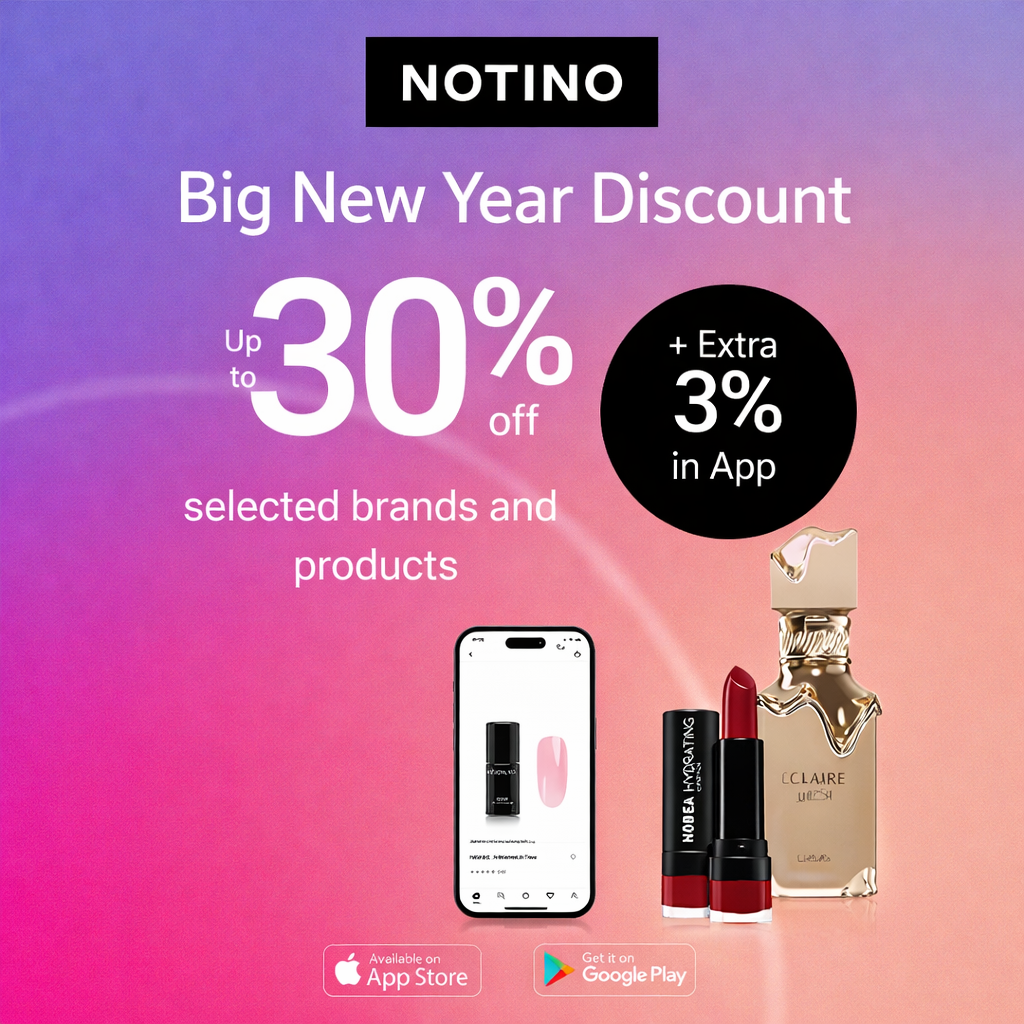 NOTINO Big New Year Discount – Up to 30% + Extra 3% in App