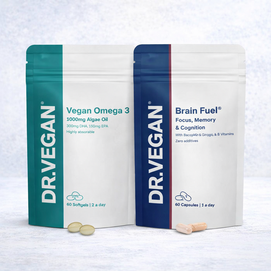 Mental Health Bundle – Vegan Mood, Focus & Stress Support | DR.VEGAN