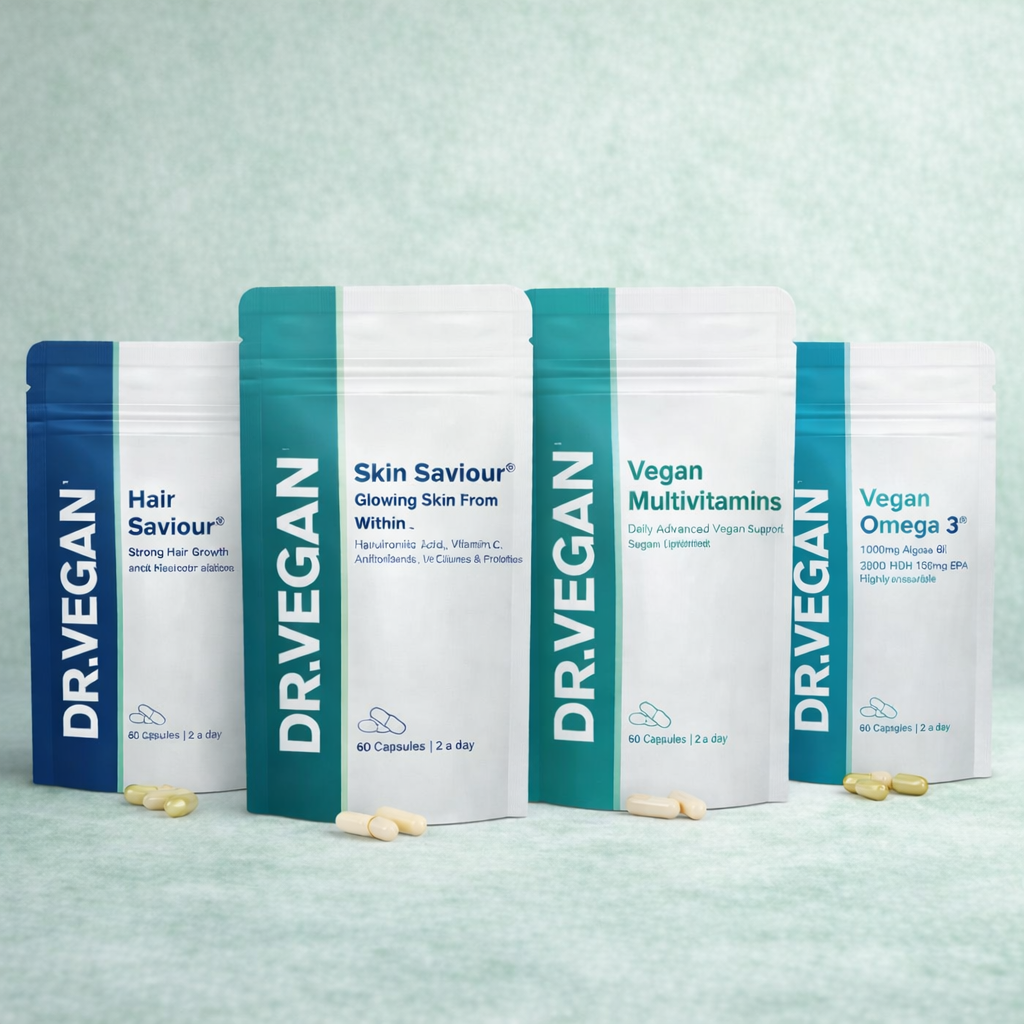Skin, Hair & Nails Supplements – Vegan Beauty Support | DR.VEGAN