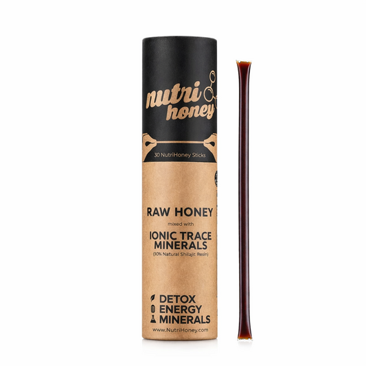 NutriHoney (30 Sticks) – Natural Shilajit Resin & Raw Honey