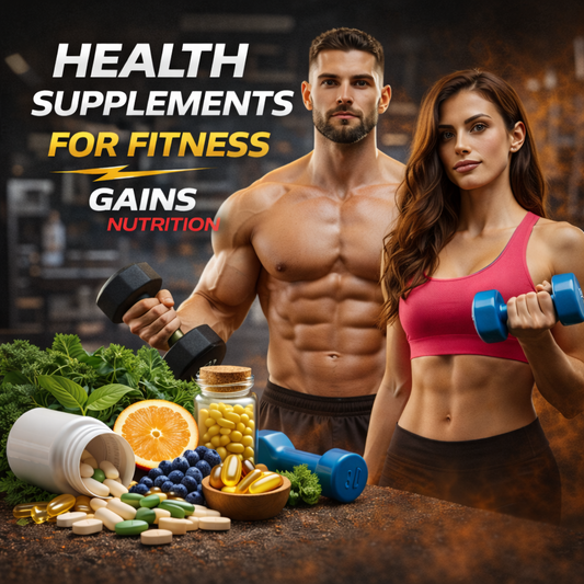 Health Supplements For Fitness – Gains Nutrition