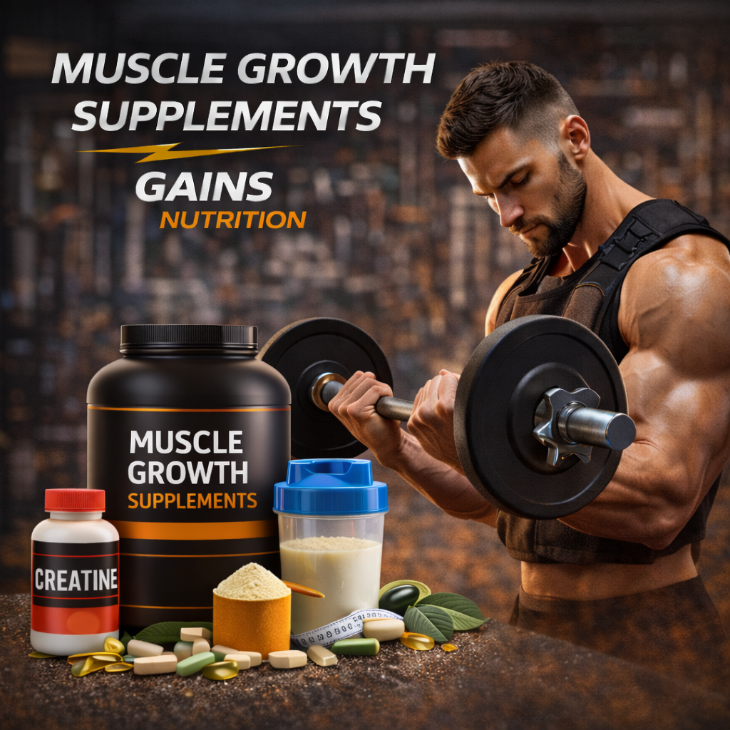 Muscle Growth Supplements – Gains Nutrition