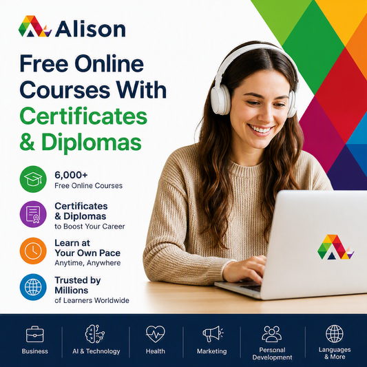 Free Online Courses With Certificates & Diplomas (USA) – Alison