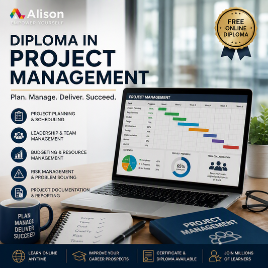 Diploma in Project Management (USA) – Alison