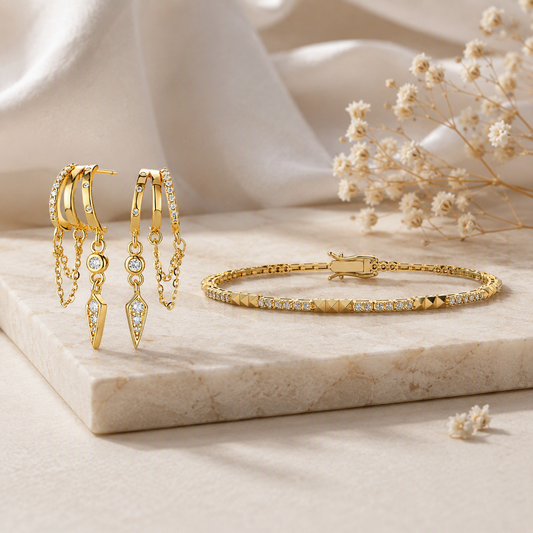 Diamond Tennis Bracelets & Necklaces – Aaria London